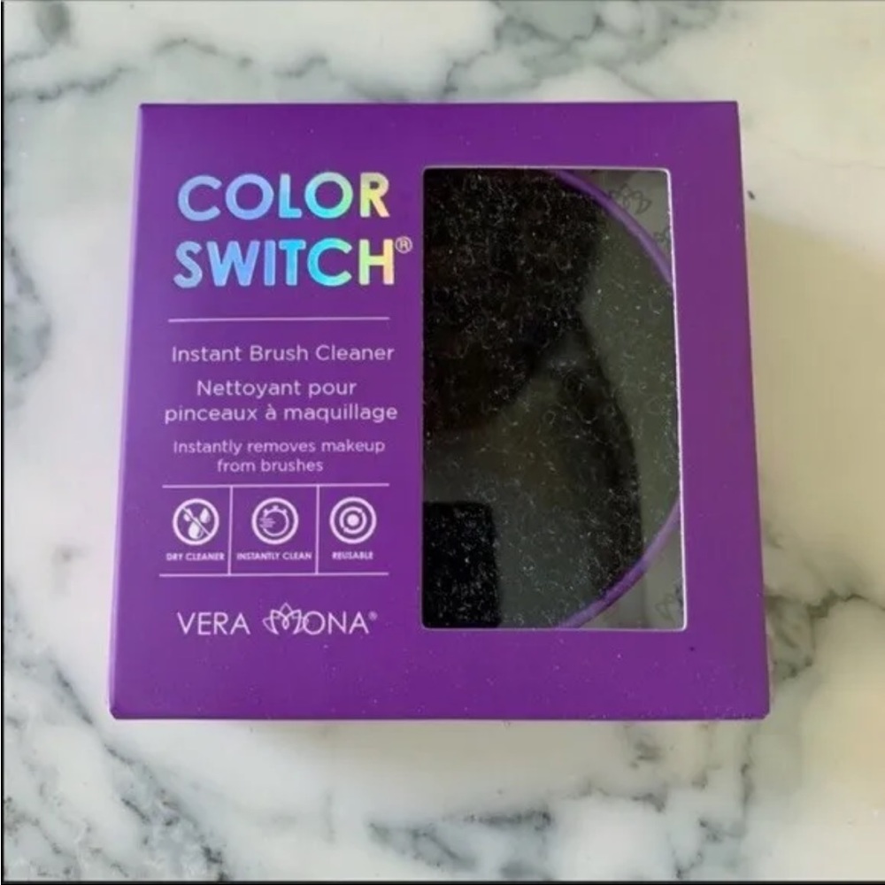 Vera Mona Color Switch Solo Instant Makeup Brush Cleaner New